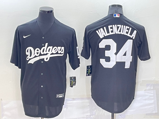 Men/Women/Youth Los Angeles Dodgers Fernando Valenzuela #34 baseball Jerseys