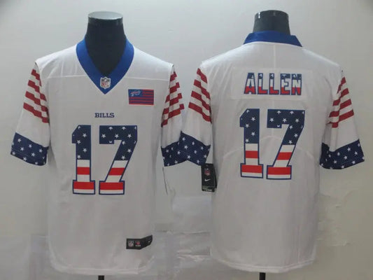 Adult Buffalo Bills Josh Allen NO.17 Football Jerseys