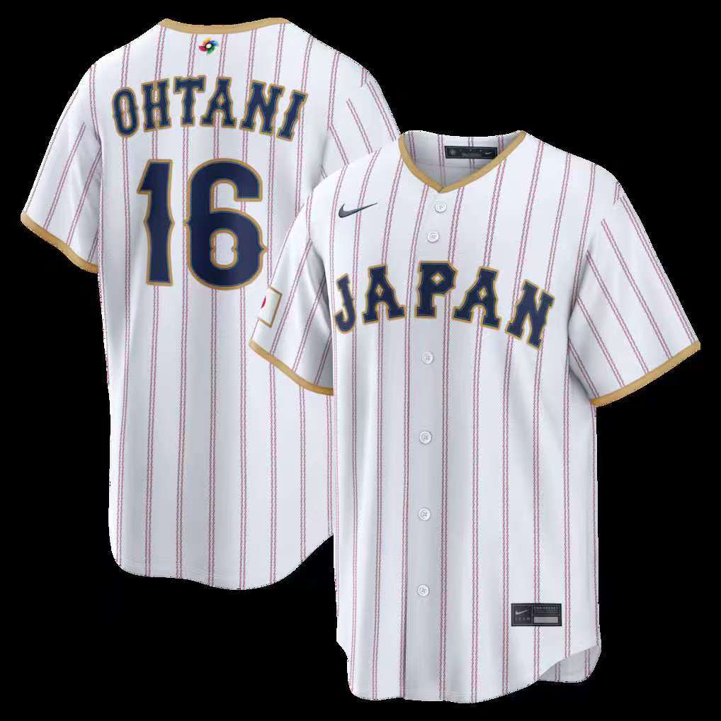 Shohei Ohtani 2026 Japan White Game Jersey
