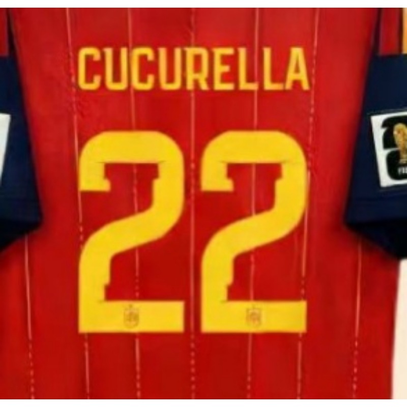 Spain Red & Gold world cup Soccer Jersey | National Team Fan Match Shirt
