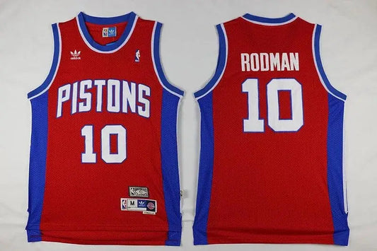 Detroit Pistons Dennis Rodman NO.10 Basketball Jersey
