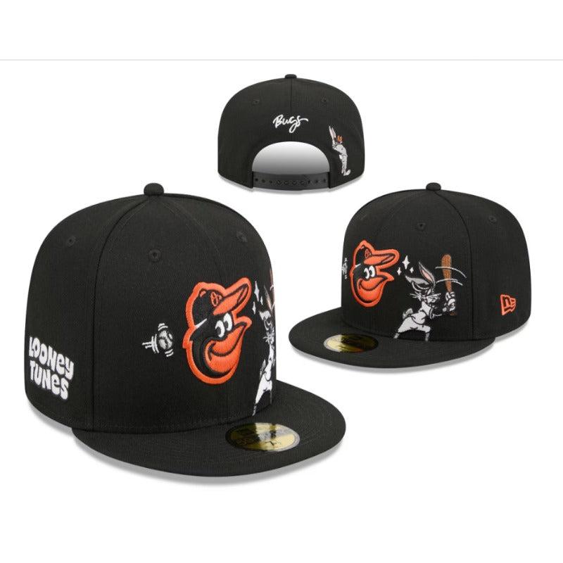 BALTIMORE City Bird O Logo Flat Brim Snapback Hats Unisex Adjustable Street Sports Caps