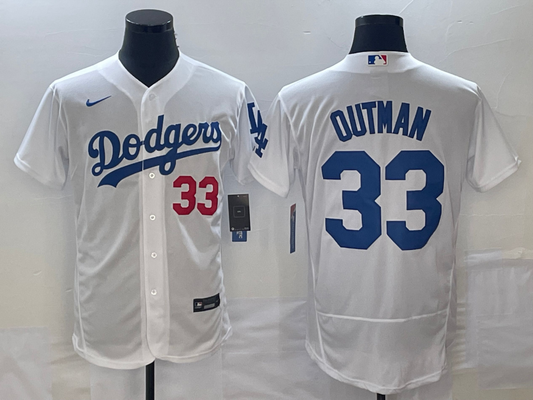 Men/Women/Youth Los Angeles Dodgers James Outman #33 baseball Jerseys