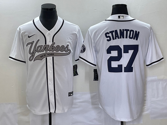 Men/Women/Youth New York Yankees Giancarlo Stanton NO.27 baseball Jerseys
