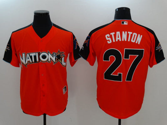 Men/Women/Youth Miami Marlins Giancarlo Stanton NO.27 baseball Jerseys