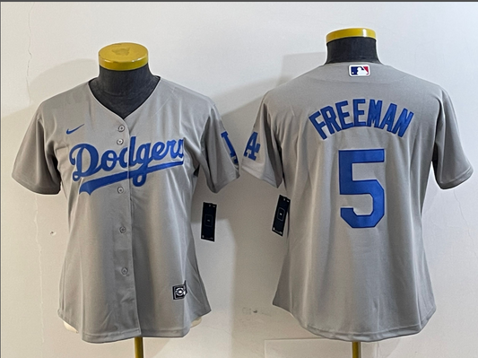 Women's Los Angeles Dodgers Freddie Freeman NO.5 baseball Jerseys