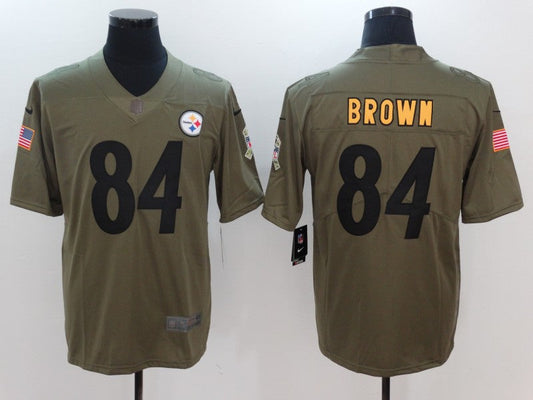 Adult Pittsburgh Steelers Antonio Brown NO.84 Football Jerseys