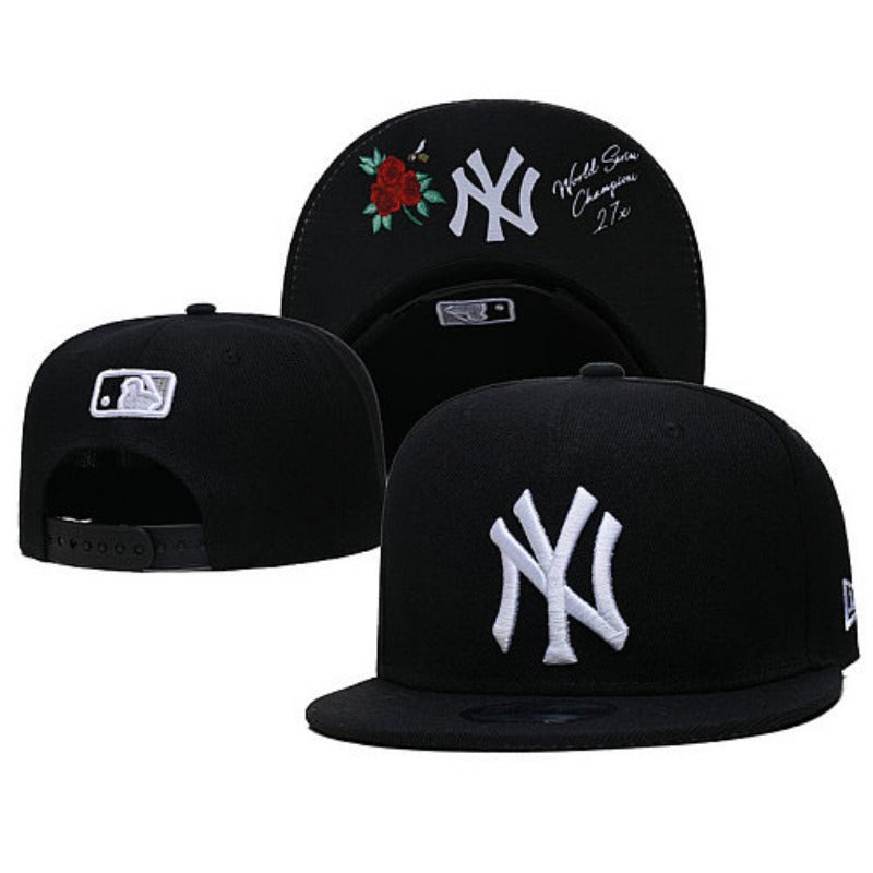 NYC City Baseball NY Symbol Flat Brim & Dad Caps, Unisex Adjustable Local Game Day Headwear Multi-Color Washed Solid Two-Tone Mesh Styles