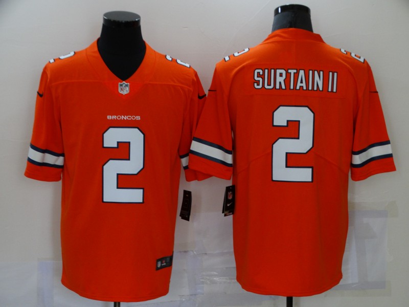 Adult Denver Broncos Patrick Surtain II NO.2 Football Jerseys