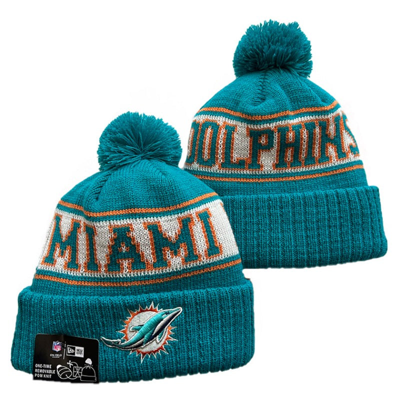Miami Dolphins knitted NFL hats