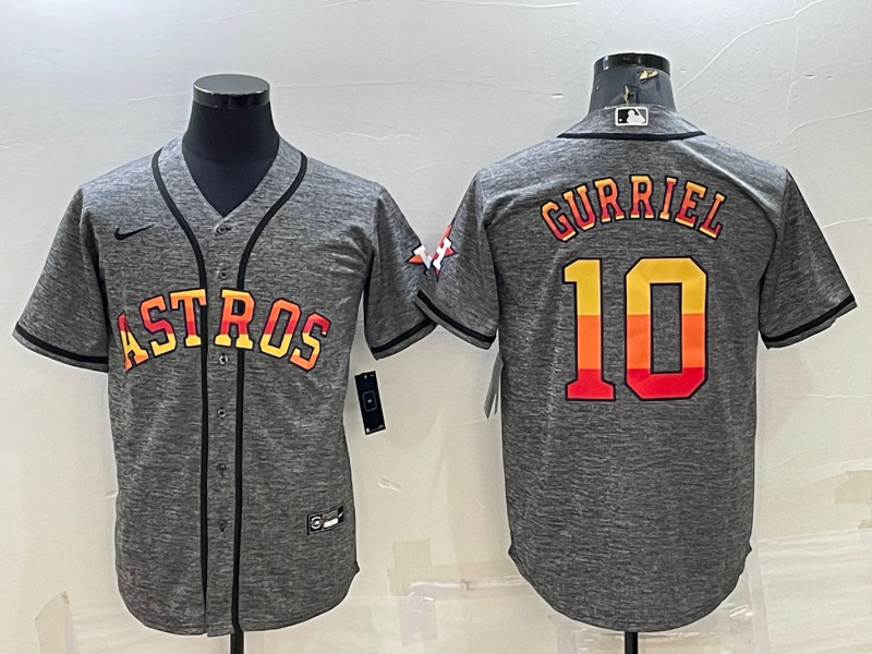 Men/Women/Youth Houston Astros Yuli Gurriel #10 baseball Jerseys