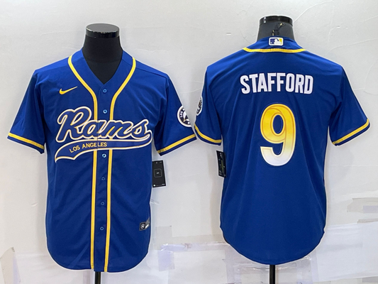 Adult Los Angeles Rams Matthew Stafford NO.9 Football Jerseys