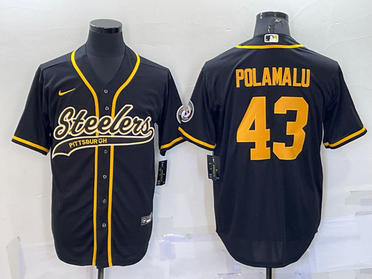 Adult Pittsburgh Steelers Troy Polamalu NO.43 Football Jerseys