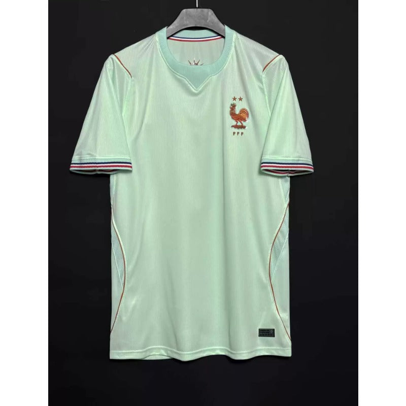 France Mint White World cup Soccer Jersey | National Away Fan Shirt
