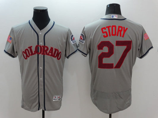 Men/Women/Youth Colorado Rockies Trevor Story #27 baseball Jerseys