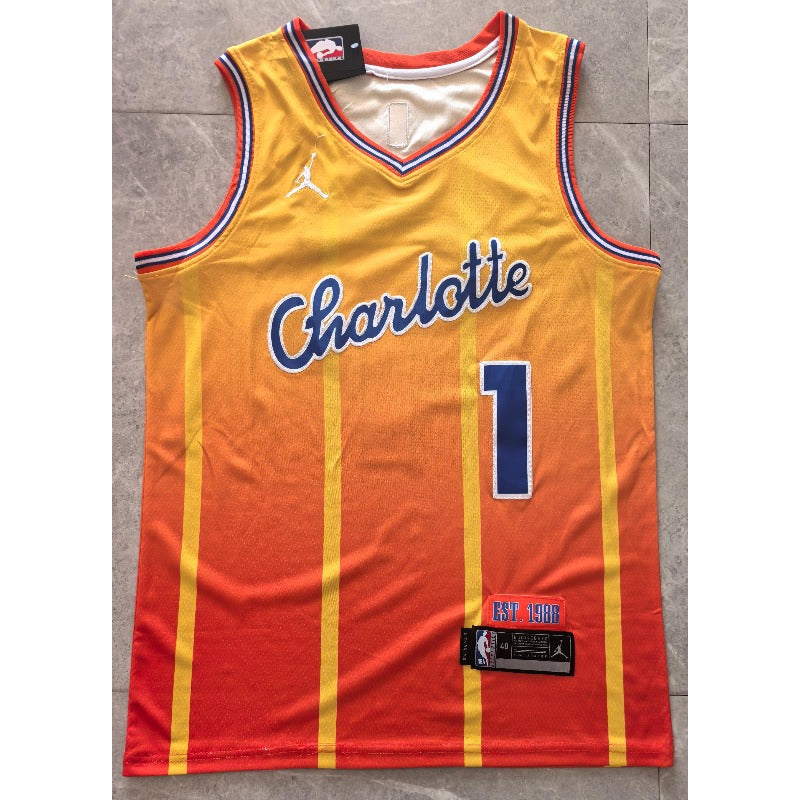 Charlotte Hornets LaMelo Ball #1 NO.1 Basketball Jersey