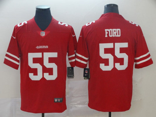 Adult San Francisco 49ers Dee Ford NO.55 Football Jerseys
