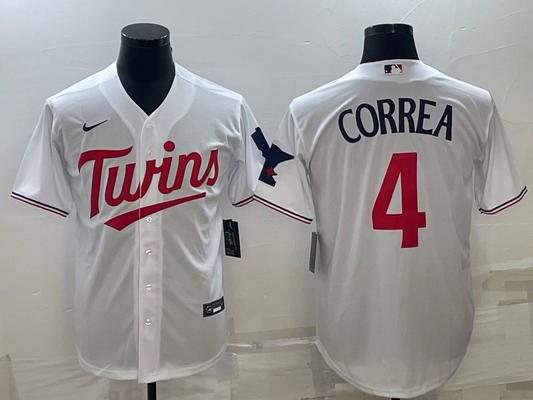 Men/Women/Youth Minnesota Twins Carlos Correa NO.4 baseball Jerseys