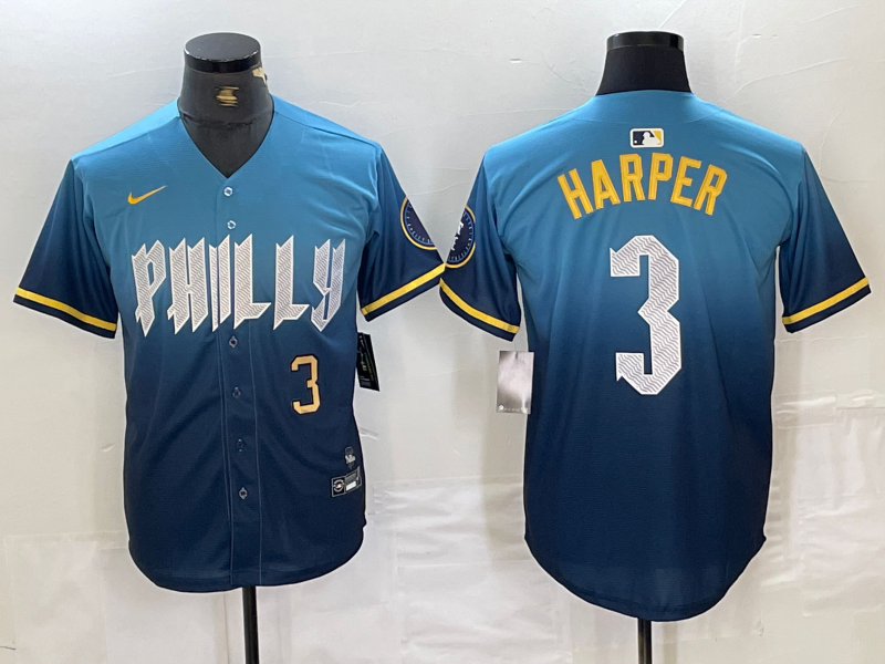 Men/Women/Youth Philadelphia Phillies Bryce Harper #3 baseball Jerseys