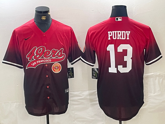 Men/Women/Youth San Francisco 49ers Brock Purdy NO.13 Football Jerseys