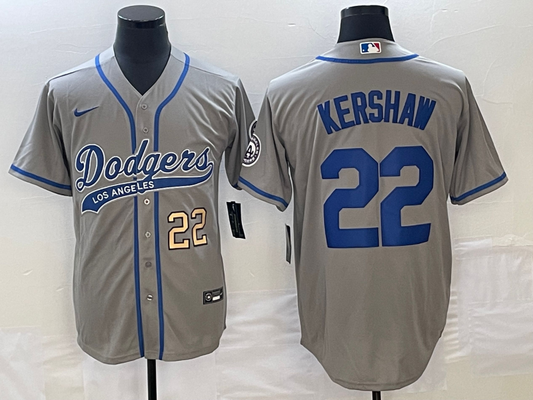 Men/Women/Youth Los Angeles Dodgers Clayton Kershaw #22 baseball Jerseys
