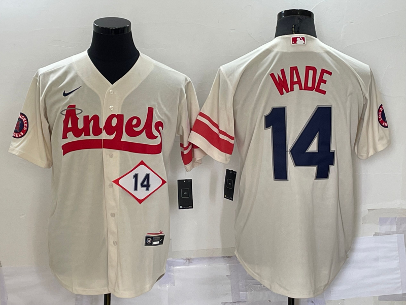 Men/Women/Youth Los Angeles Angels Tyler Wade  #14 baseball Jerseys