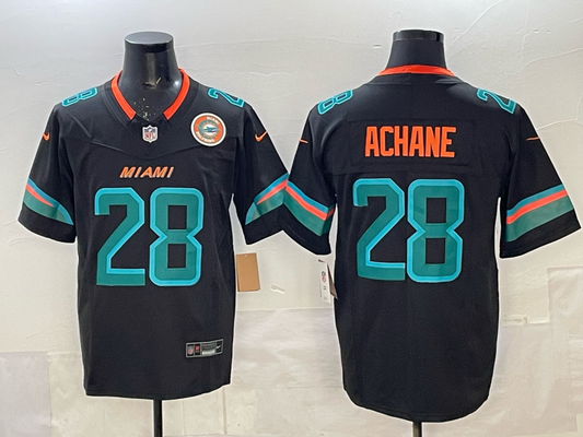 2025 Men/Women/Youth Miami Dolphins De'Von Achane #28 Jersey