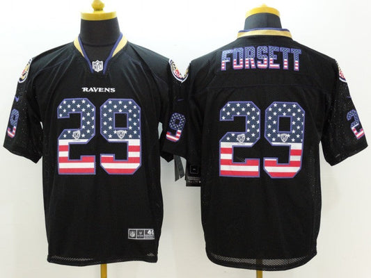 Adult  Baltimore Ravens Justin Forsett NO.29 Football Jerseys