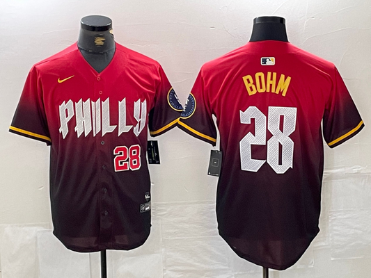 Men/Women/Youth Philadelphia Phillies Alec Bohm #28 baseball Jerseys