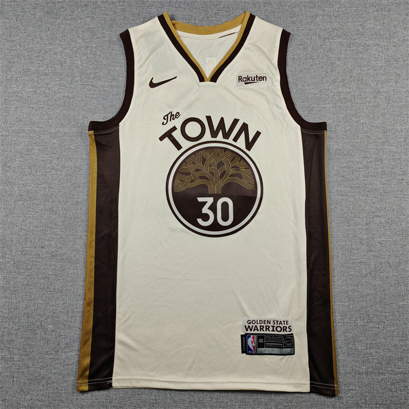 New season Golden State Warriors Stephen Curry NO.30 Basketball Jersey city version