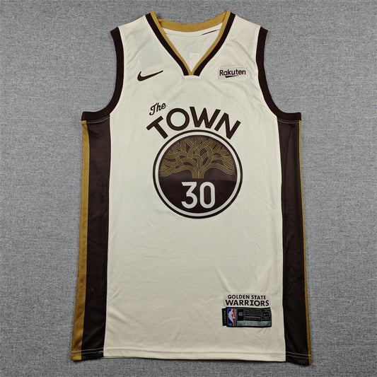 New season Golden State Warriors Stephen Curry NO.30 Basketball Jersey city version