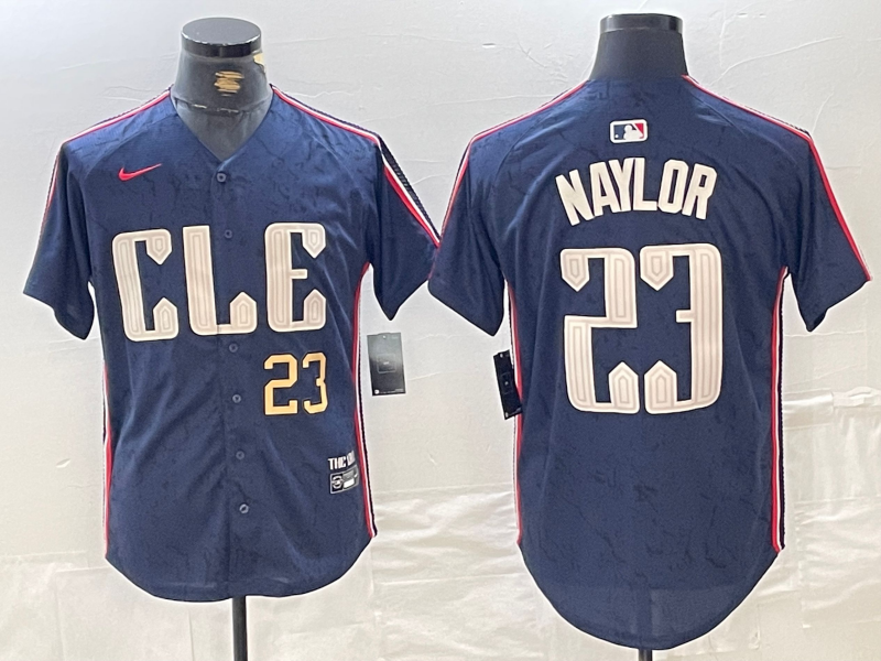 Men/Women/Youth Cleveland Indians Bo Naylor #23 baseball Jerseys