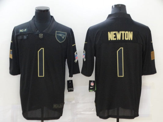Adult New England Patriots Cam Newton NO.1 Football Jerseys