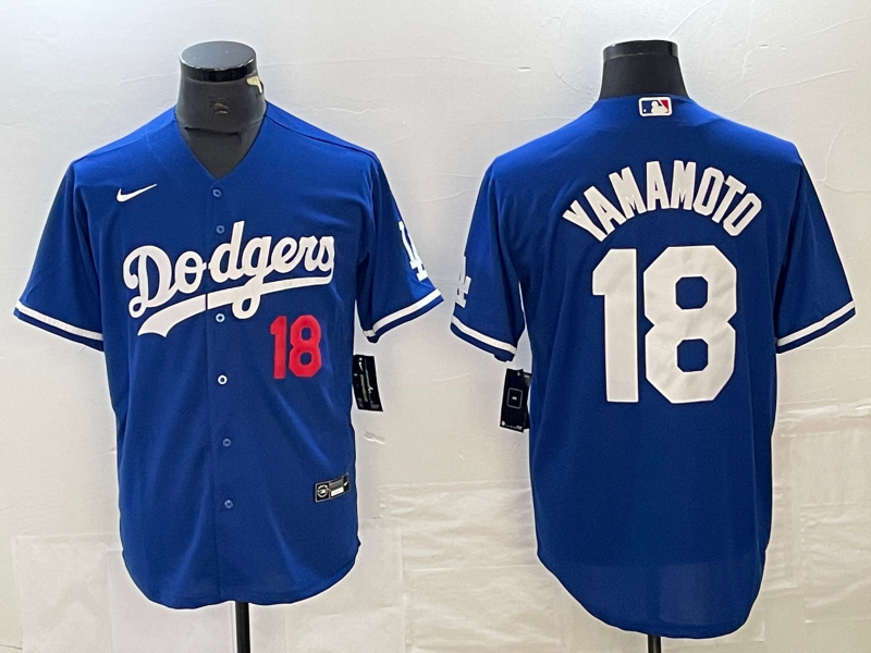 Men/Women/Youth Los Angeles Dodgers Yoshinobu Yamamoto #18 baseball Jerseys