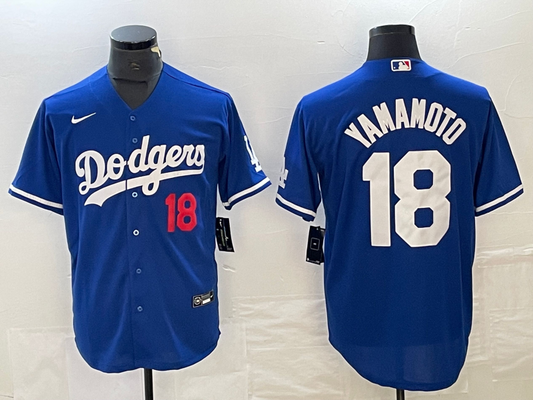 Men/Women/Youth Los Angeles Dodgers Yoshinobu Yamamoto #18 baseball Jerseys