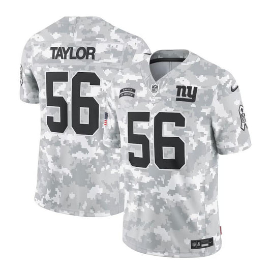 men/women/kids New York Giants Lawrence Taylor No.56 2024 Salute To Service Jersey