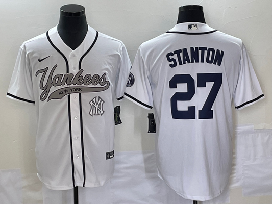 Men/Women/Youth New York Yankees Giancarlo Stanton NO.27 baseball Jerseys