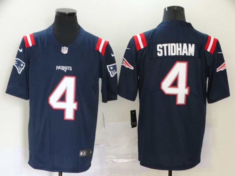 Adult New England Patriots Jarrett Stidham NO.4 Football Jerseys