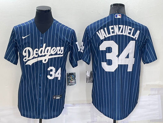 Men/Women/Youth Los Angeles Dodgers Fernando Valenzuela #34 baseball Jerseys