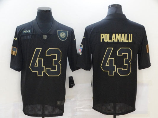 Adult Pittsburgh Steelers Troy Polamalu NO.43 Football Jerseys