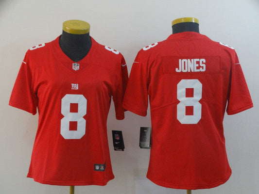 Women New York Giants Daniel Jones NO.8 Football Jerseys