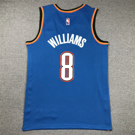Oklahoma City Thunder Jalen Williams NO.8 Basketball Jersey