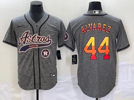 Men/Women/Youth Houston Astros Yordan Álvarez #44 baseball Jerseys