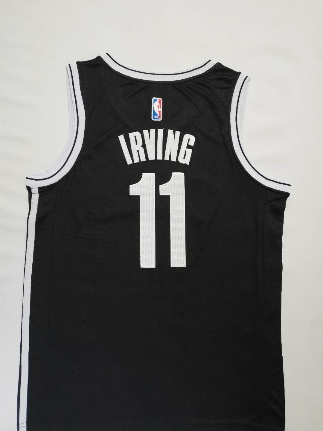 Men's Brooklyn Nets Kyrie Irving #11 Jersey black S-2XL