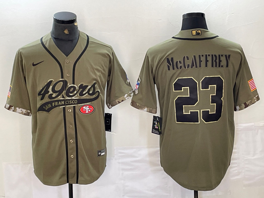 New arrival Adult San Francisco 49ers Christian McCaffrey NO.23 Football Jerseys