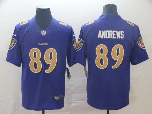 Adult  Baltimore Ravens Mark Andrews NO.89 Football Jerseys