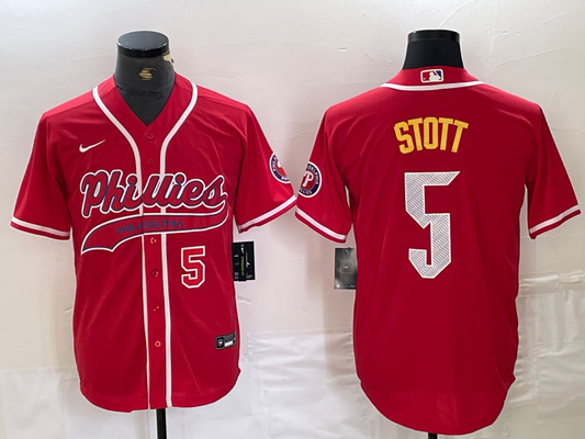 Men/Women/Youth Philadelphia Phillies Bryson Stott #5 baseball Jerseys