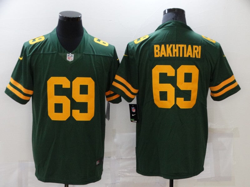 Adult Green Bay Packers David Bakhtiari NO.69 Football Jerseys