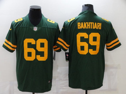Adult Green Bay Packers David Bakhtiari NO.69 Football Jerseys