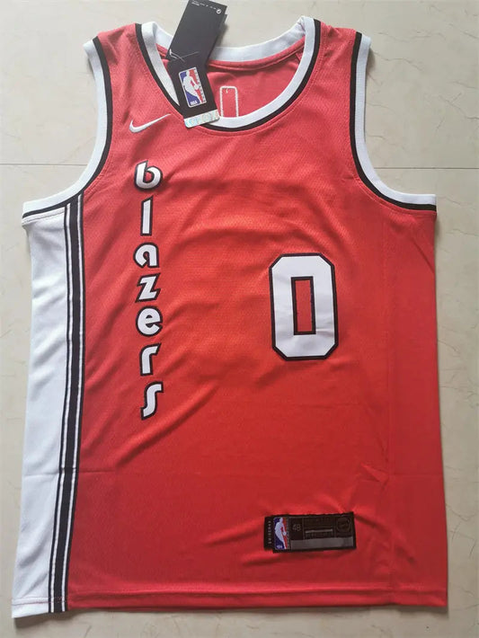 Portland Trail Blazers Damian Lillard NO.0 Basketball Jersey